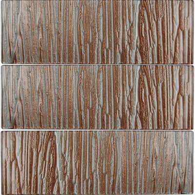 Subway 4 in. x 12 in. x 8 mm Glass Mosaic