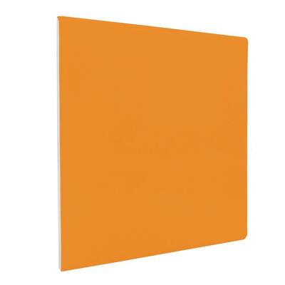 U.S. Ceramic Tile Color Collection Bright Tangerine 6 in. x 6 in. Ceramic Surface Bullnose Corner Wall Tile U738-SN4669