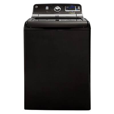 GE 5.0 cu. ft. High-Efficiency Top Load Washer with Steam in Metallic Carbon, ENERGY STAR GTWS8655DMC