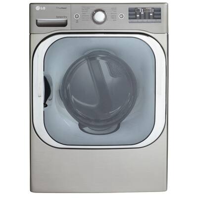 LG Electronics 9.0 cu. ft. Electric Dryer with Steam in Graphite Steel DLEX8000V