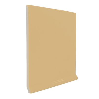 U.S. Ceramic Tile Color Collection Bright Camel 6 in. x 6 in. Ceramic Stackable Left Cove Base Corner Wall Tile U748-ATCL3610