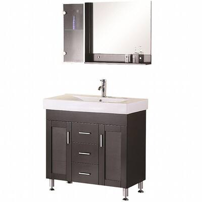 Design Element DEC021 Miami 36 Single Sink Vanity Set