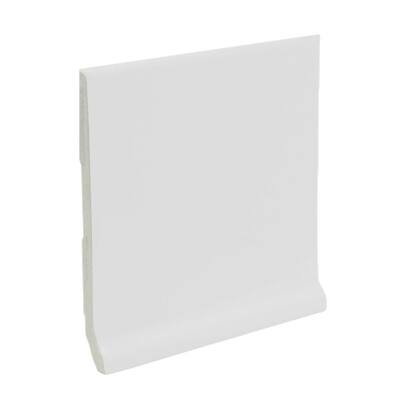 U.S. Ceramic Tile Matte Tender Gray 6 in. x 6 in. Ceramic Stackable /Finished Cove Base Wall Tile U261-AT3610