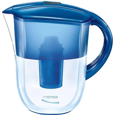 UPC 812501010828 product image for Mavea Water Filters Classic Fit 9 Cup Pitcher in Blue Blues 1010700 | upcitemdb.com