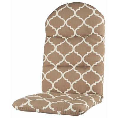  Decorators Collection Landview Taupe Outdoor Adirondack Chair Cushion