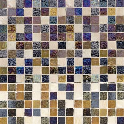 Jeffrey Court 12 in. x 12 in. Mediterranean Cut-Edge Mosaic Tile 99210