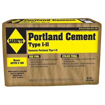 SAKRETE 94 lb. Portland Cement-65150083 - The Home Depot