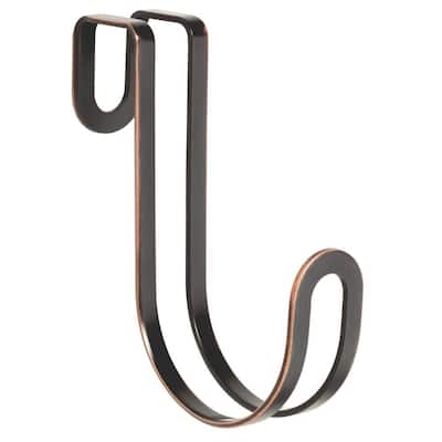 Liberty Over-the-Cabinet Single Decorative Hook in Bronze with Copper Highlights 141778