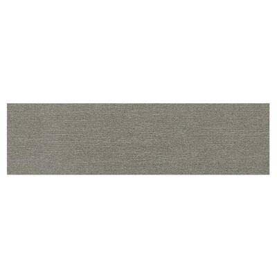 Daltile Colorbody Porcelain Identity Metro Taupe Grooved 4 in. x 24 in. Floor Bullnose MY32S44F91P1