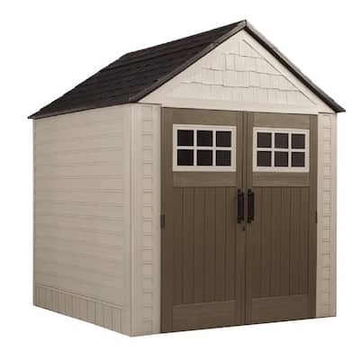 Rubbermaid 7 ft. x 7 ft. Big Max Storage Shed 1887154 Th   e Home Depot