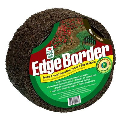 UPC 665841104555 product image for Easy Gardener Landscaping Supplies 10 ft. Brown Lawn Edging Border Shredded Mulc | upcitemdb.com