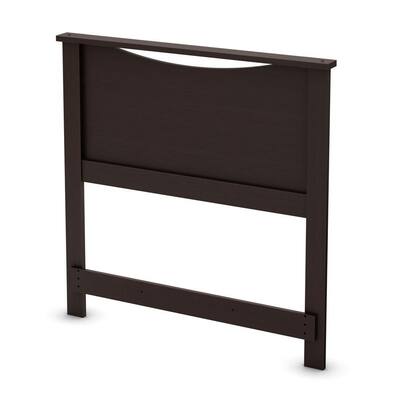 South Shore Step One Collection Twin Headboard - Chocolate