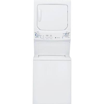 GE Unitized Spacemaker 3.4 DOE cu. ft. Stainless Steel Washer and 5.9 cu. ft. Electric Dryer GTUN275EMWW