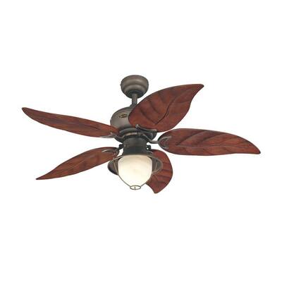 ... Indoor/Outdoor Oil Rubbed Bronze Ceiling Fan-7861965 - The Home Depot