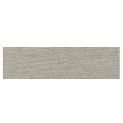 Daltile Colorbody Porcelain Identity Cashmere Gray Grooved 4 in. x 24 in. Floor Bullnose MY35S44F91P1