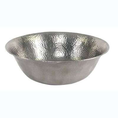 Barclay Products Vessel Sink in Hammered Pewter 6841-PE