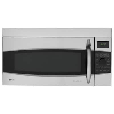 GE Profile 1.7 cu. ft. Over the Range Convection Microwave in Stainless Steel PVM1790SRSS