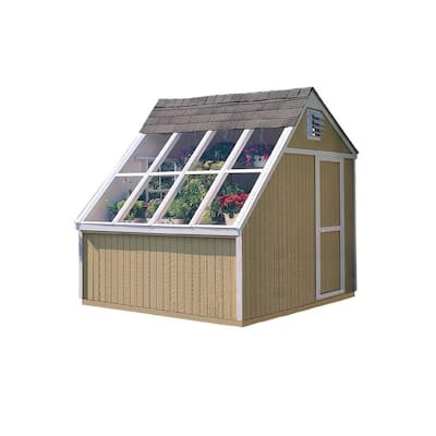  10 ft. x 8 ft. Solar Shed with Floor Kit-18160-3 - The Home Depot
