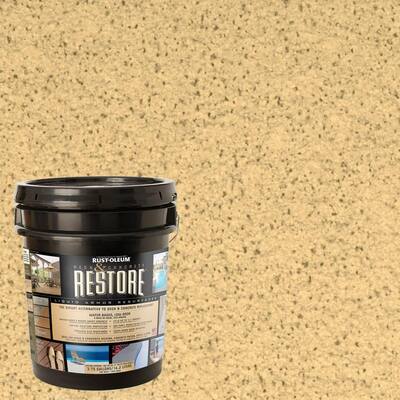 Restore 4-Gal. Maize Deck and Concrete Resurfacer 46535