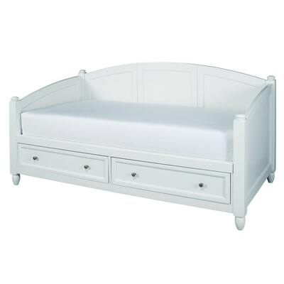 White   on Home Styles Naples White Daybed 5530 85 At The Home Depot