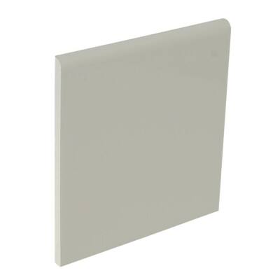 U.S. Ceramic Tile Color Collection Bright Taupe 4-1/4 in. x 4-1/4 in. Ceramic Surface Bullnose Wall Tile U789-S4449