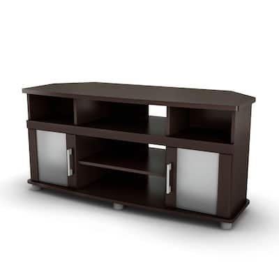 Furniture City  on South Shore Furniture City Life Chocolate Corner Tv Stand 4219690 At
