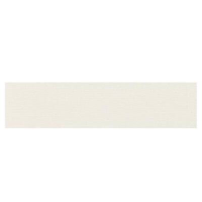 Daltile Colorbody Porcelain Identity Paramount White Grooved 4 in. x 24 in. Floor Bullnose MY30S44F91P1