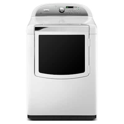 Whirlpool Cabrio 7.6 cu. ft. Electric Dryer with Steam in White WED8800YW