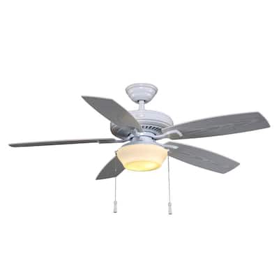 Hampton Bay Gazebo II 52 in. Indoor/Outdoor White Ceiling Fan YG188-WH