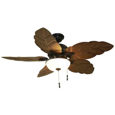 ... 52 in. Natural Iron Indoor/Outdoor Ceiling Fan-51422 - The Home Depot