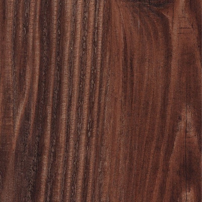 TrafficMaster Allure Dark Walnut Resilient Vinyl Plank Flooring - 4 in. x 4 in. Take Home Sample
