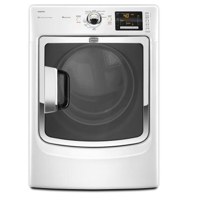  Size Fashion Haul on Maytag Maxima 7 4 Cu  Ft  Electric Steam Dryer In White Med6000xw At