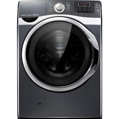 Samsung 4.5 cu. ft. High-Efficiency Front Load Washer with Steam in Onyx, ENERGY STAR and CEE Tier 3 WF455ARGSGR