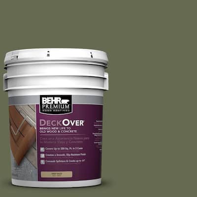 BEHR Premium DeckOver 5-gal. #SC-138 Sagebrush Green Wood and Concrete Paint S0110605