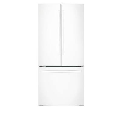 Samsung 21.6 Cu. Ft. White French Door Refrigerator - RF221NCTAWW