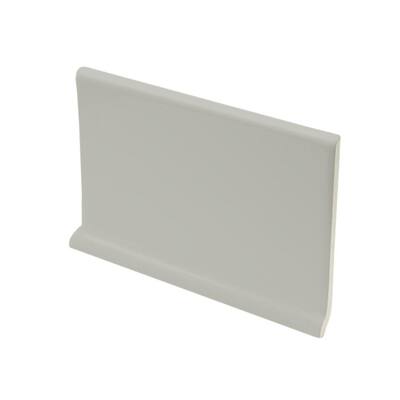 U.S. Ceramic Tile Color Collection Matte Taupe 4 in. x 6 in. Ceramic Cove Base Wall Tile U289-AT3410