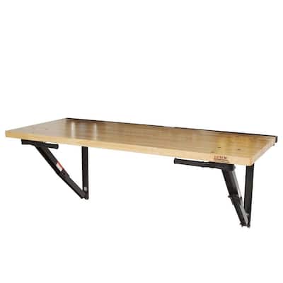 Bench Solution Commercial Duty Foldaway Workbench with 60 in. x 24 in ...