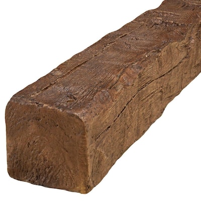  in. x 13 ft. Hand Hewn Faux Wood Beam-5APD10000 - The Home Depot
