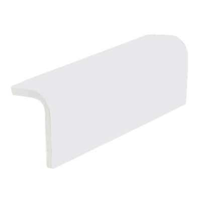 U.S. Ceramic Tile Color Collection Matte Tender Gray 2 in. x 6 in. Ceramic Sink Rail Wall Tile 261-AT8262