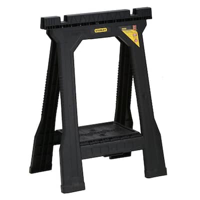 Stanley 31 in. Folding Sawhorse JR (2-Pack)-STST60952 - The Home Depot
