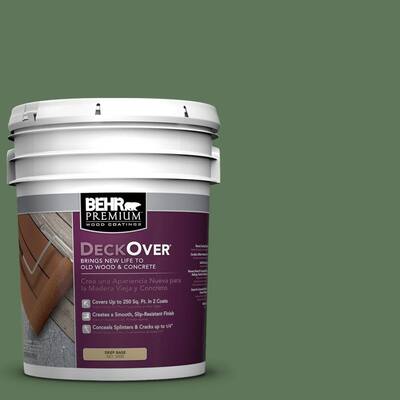 BEHR Premium DeckOver 5-gal. #SC-126 Woodland Green Wood and Concrete Paint S0109905