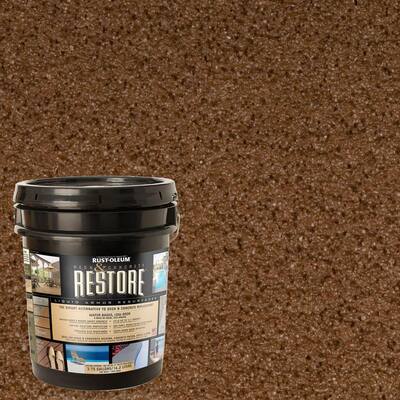 Restore 4-Gal. Chocolate Deck and Concrete Resurfacer 46518