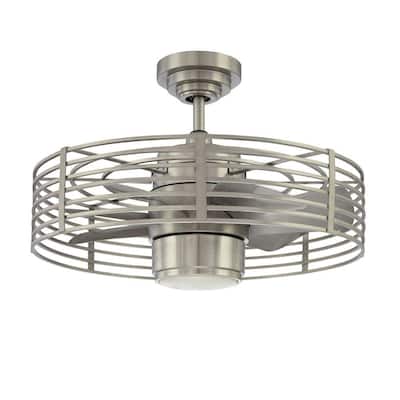 ... Enclave 23 in. Satin Nickel Ceiling Fan-AC17723-SN - The Home Depot