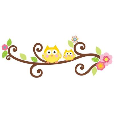 Happi Letter Branch Peel & Stick Giant Wall Decal