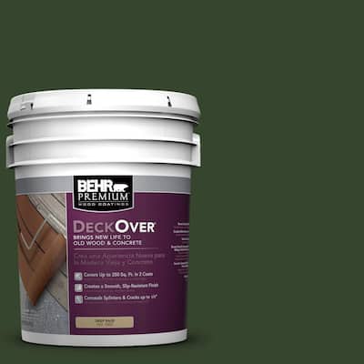 BEHR Premium DeckOver 5-gal. #SC-120 Ponderosa Green Wood and Concrete Paint S0109405