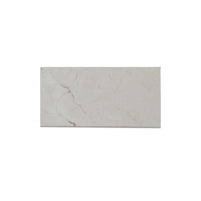 Splashback Glass Tile Crema Marfil Marble Floor and Wall Tile - 3 in. x 6 in. Tile Sample L2A6 STONE TILES