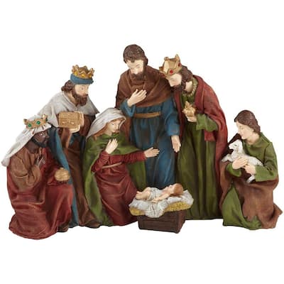 Home Accents Holiday 18 in. Nativity Scene-B9140855 - The Home Depot