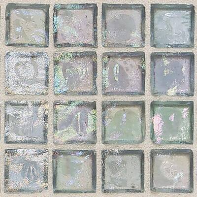 Daltile Egyptian Glass Aquamarine 12 in. x 12 in. Glass Mosaic Wall Tile EG1422PM1P