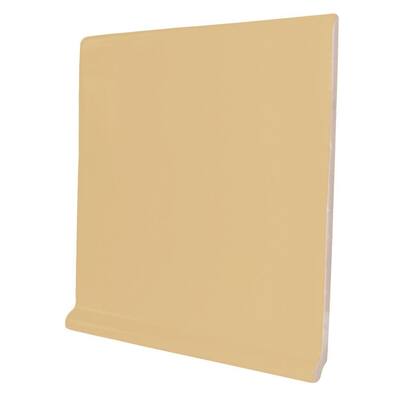 U.S. Ceramic Tile Color Collection Bright Camel 6 in. x 6 in. Ceramic Stackable Right Cove Base Corner Wall Tile U748-ATCR3610