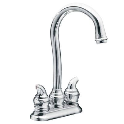 MOEN Kitchen Sinks. Monticello 2-Handle Bar Faucet in Chrome